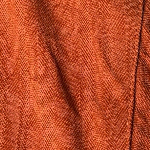 Tommy Bahama Silk Shirt Mens Extra Large Orange Rust Cigar Loop Collar Party XL - Picture 9 of 16
